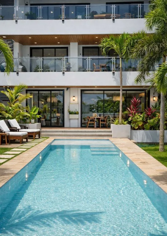 Gandum architecture and pool